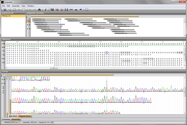Assembly tool for Sanger sequencing